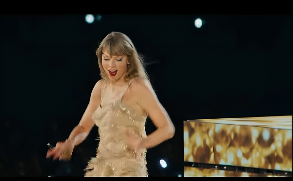 Breathtaking stage transformation for Taylor Swift's '1989' era, showcasing incredible set designs and visuals