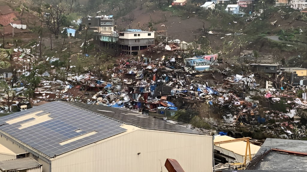 Destruction Across the Island Mayotte