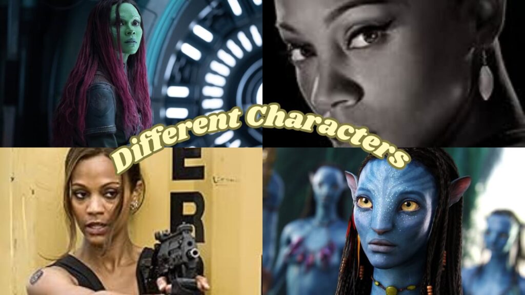 Zoe Saldana's talent in playing different characters has made her a top actress