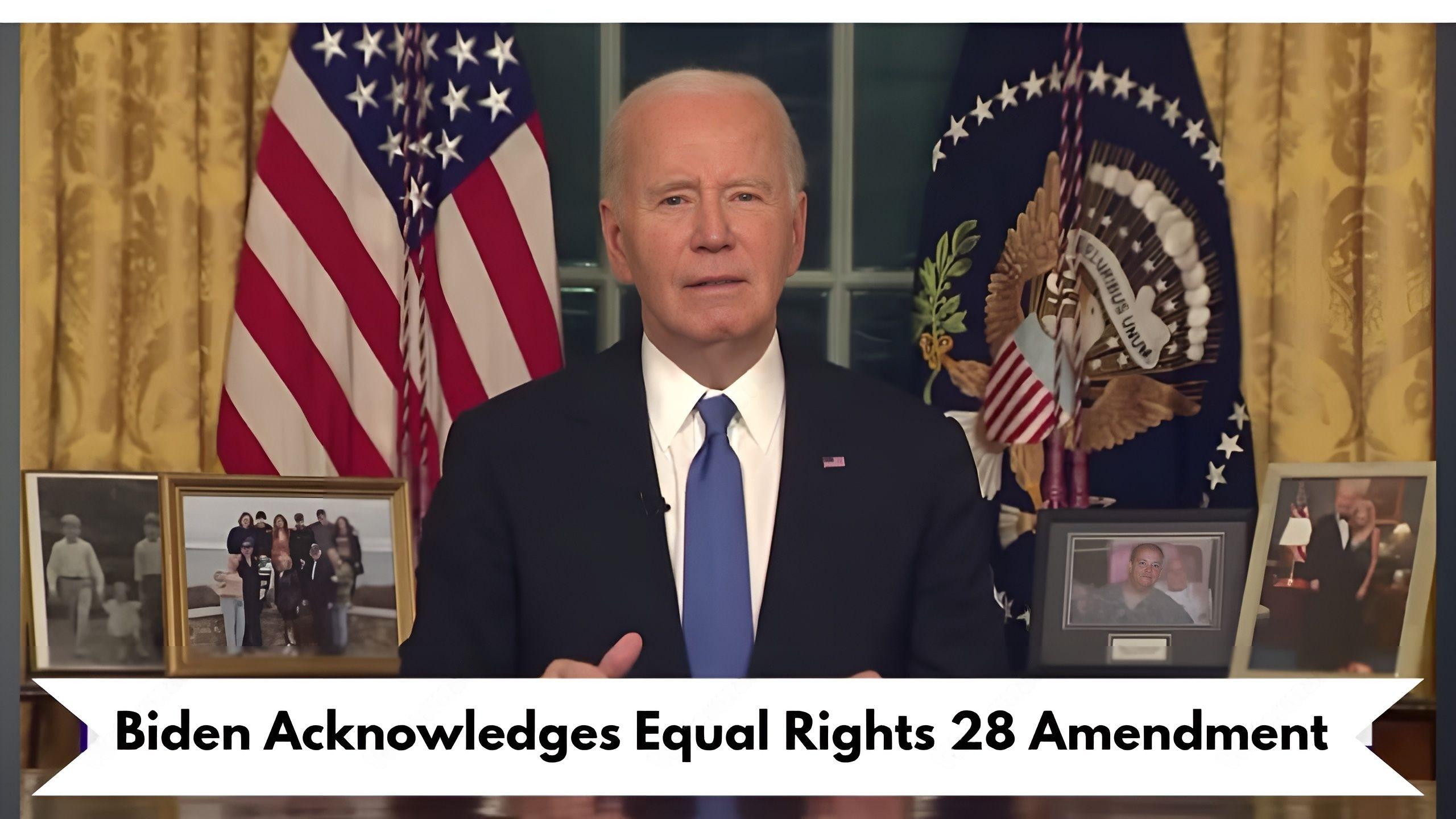 Biden Equal Rights 28th Amendment